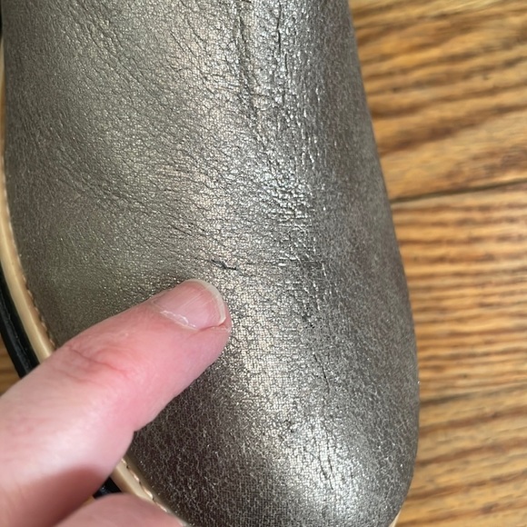 Clarks Sharon Salon Boot Pewter Metallic‎ 8M NWT - Picture 10 of 10